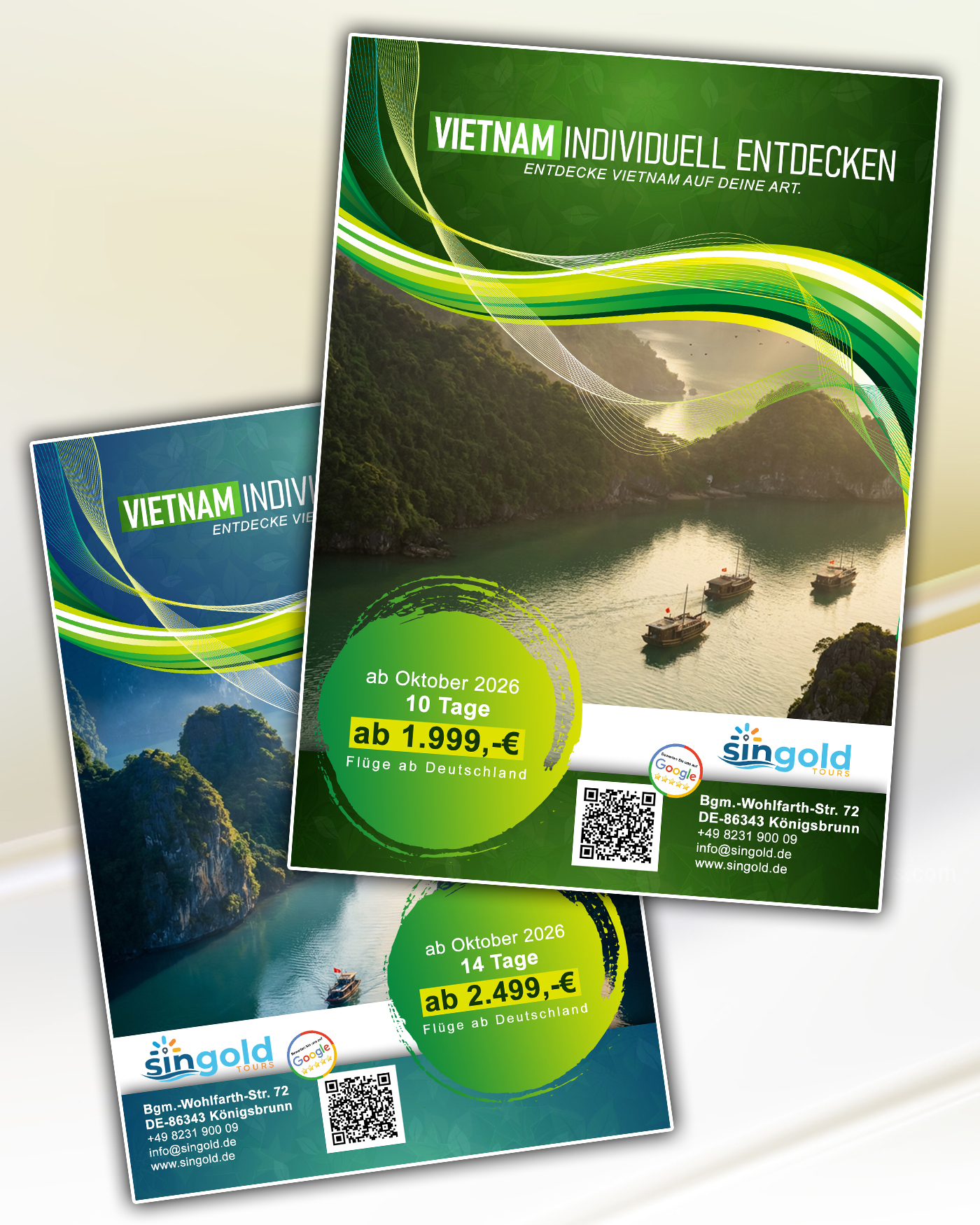 Printdesign und Werbemittel Projekt von ONEART Agency